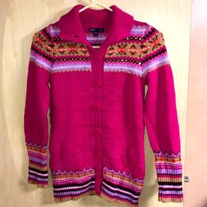 Gap Kids Sweater Pink Girl’s Sz 10 Sequins